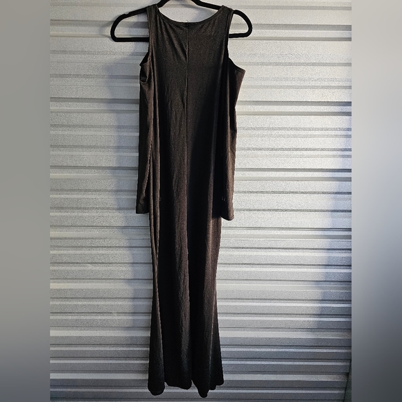 Women's Bone Appétit Skeleton Long Dress Costume - Picture 9 of 10